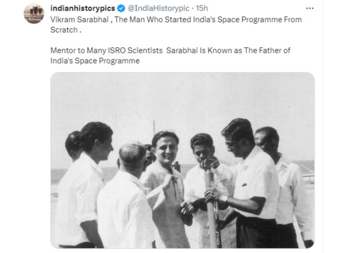 विक्रम सारा भाई, जिन्होंने भारतीय स्पेस प्रोग्राम की शुरुआत की