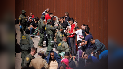અમેરિકાએ મેક્સિકો બોર્ડર પર દરવાજા ખોલ્યાઃ હજારો ઈમિગ્રન્ટ્સ તકનો લાભ લઈ ઘુસી ગયા