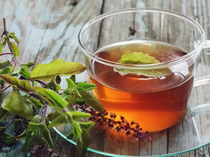 तुलसी की चाय (Basil Tea For Weight Loss)