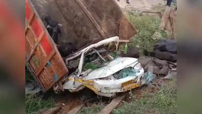 Shivpuri News: भैंसों से भरा अनियंत्रित होकर पिकअप पलटा, राजस्‍थान के चार लोगों की दर्दनाक मौत