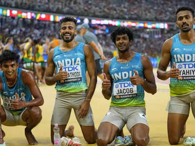 World Athletics Championship: भारतीय पुरुष 4x400M रिले टीम ने तोड़ा एशियाई रिकॉर्ड, पहली बार फाइनल में बनाई जगह