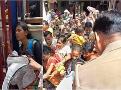 Mathura News: बांके बिहारी मंदिर में दर्शन के लिए भारी भीड़, अव्यवस्थाओं के बीच टूटी रेलिंग, महिला श्रद्धालु हुई बेहोश