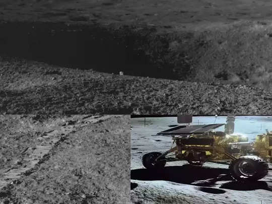 Chandrayaan 3 : चंद्रावर मोठी दुर्घटना टळली, इस्त्रोने रोव्हरला लगेच मागे सरकण्यास सांगितले; पाहा PHOTOS 