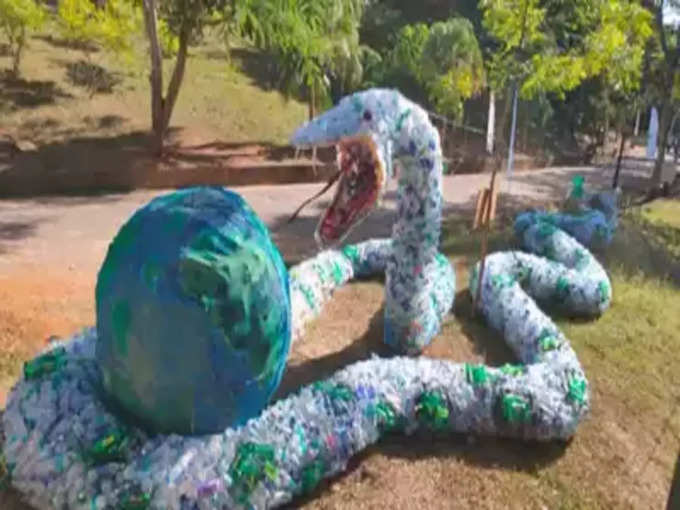 plastic snake kerala