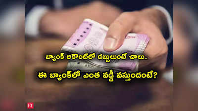 Savings Account: సేవింగ్స్ అకౌంట్లపై వడ్డీ రేట్ల పెంపు.. ఈ బ్యాంక్ అకౌంట్లో ఎన్ని డబ్బులుంటే ఎంత లాభమంటే? 