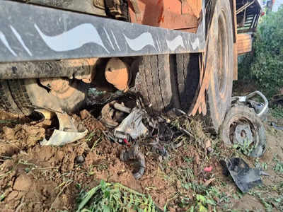 राजस्थान में भीषण हादसे में हरियाणा के 3 लोगों की मौत, ट्रक के टायरों के बीच जिंदा बची 2 साल की मासूम