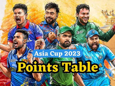 Asia Cup Points Table 2023: एशिया कप 2023 पॉइंट्स टेबल