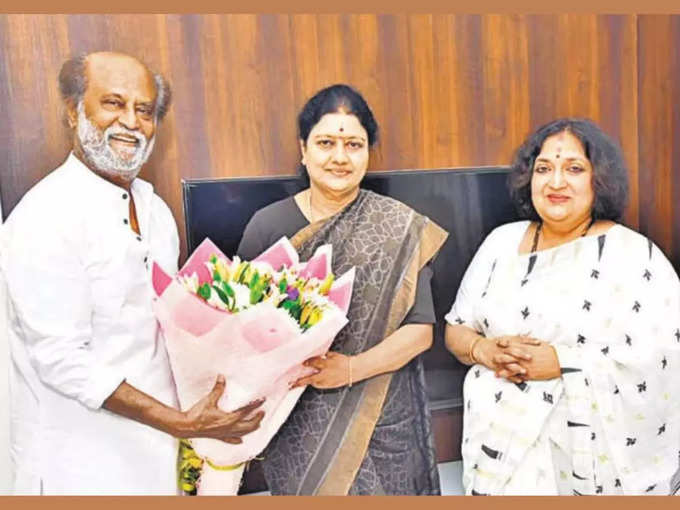 rajinikanth sasikala