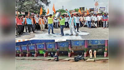 मराठा आंदोलनाचा नागरिकांना फटका; छ. संभाजीनगरमध्ये एसटी बंद, रेल्वेलाही गर्दी, प्रवाशांचे झाले हाल