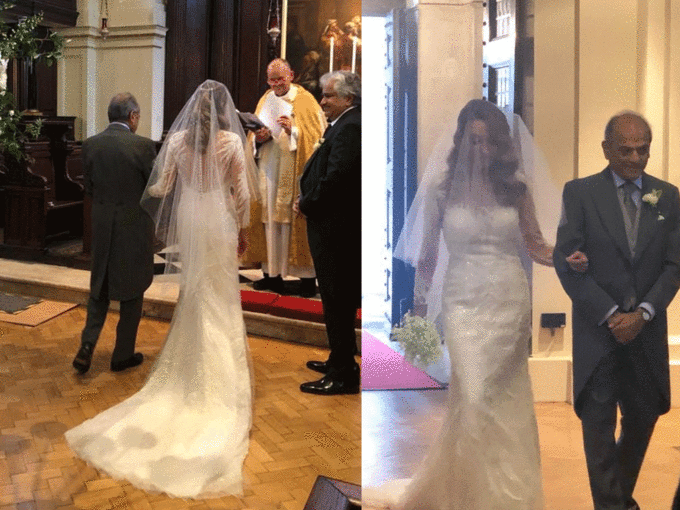 ​लंदन के चर्च में हुई शादी​