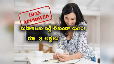 Schemes for Women: ఈ మహిళలకు ఎలాంటి వడ్డీ లేకుండా రూ. 3 లక్షల రుణం.. ఎలా అప్లై చేయాలి? ఫుల్ డీటెయిల్స్ ఇవే.. 