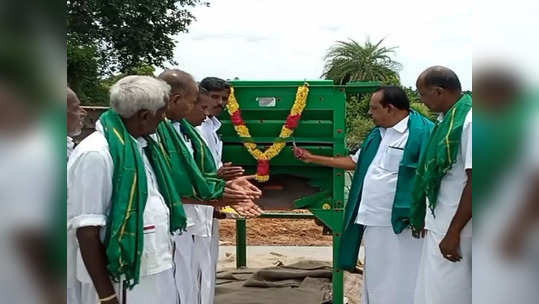 உத்திரமேரூர் அருகே நேரடி நெல் கொள்முதல் நிலையம் திறப்பு