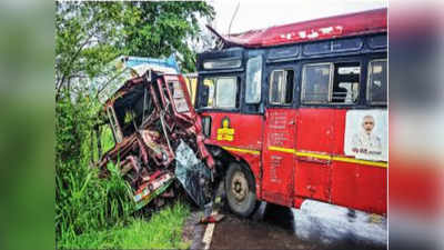 Palghar News: चिंचपाडा एसटीला भीषण अपघात; ४७ विद्यार्थ्यांसह ८ प्रवासी जखमी