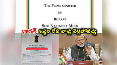 Bharat: ఇండియా భారత్ అవుతుంది.. ఇష్టం లేనివారు దేశం విడిచి వెళ్లండి: బీజేపీ ఎంపీ 