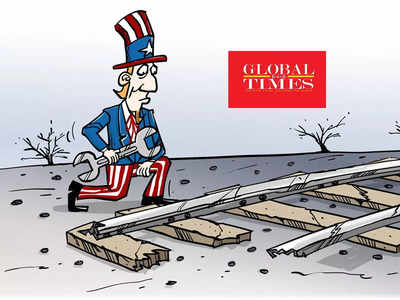 सऊदी अरब में ट्रेन दौड़ाने का समझौता क्या हुआ, भड़क गया ग्लोबल टाइम्स, कार्टून दिखा उगला जहर