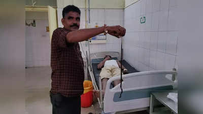 ललितपुर में मरा सांप लेकर अस्पताल पहुंचा युवक, बोला- इसने मुझे काट लिया इसलिए मार डाला