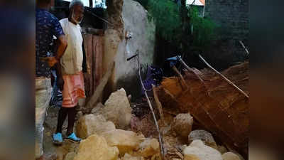 फतेहपुर में रुक-रुक कर 72 घंटे से हो रही बारिश, दीवार के मलबे में दबकर बड़े भाई की मौत, दो घायल