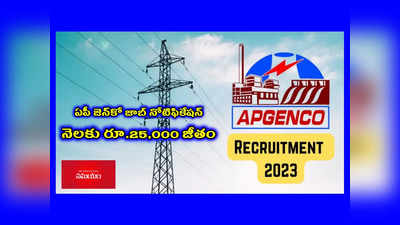 APGENCO : ఏపీ జెన్‌కో జాబ్‌ నోటిఫికేషన్‌ విడుదల.. నెలకు రూ.25,000 జీతం.. పూర్తి వివరాలివే