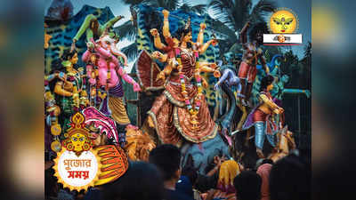 Durga Puja 2023 : মাটি হারানো পুজোর থিম জুড়ে প্রোমোটিং