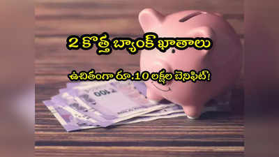 Savings Account: బ్యాంకు 2 కొత్త ఖాతాలు.. ఫ్రీగా రూ.10 లక్షలు.. ఏ ఛార్జీలూ ఉండవు! 