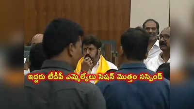 ఏపీ అసెంబ్లీలో గందరగోళం.. సభలో బాలయ్య విజిల్స్, చంద్రబాబు సీటెక్కి మరీ! 