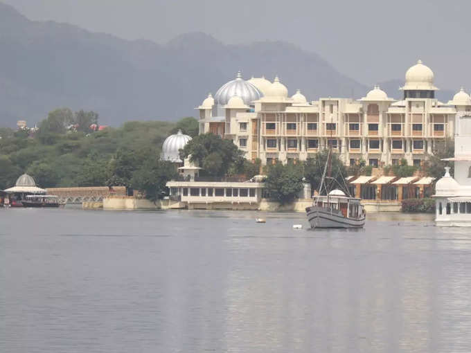 stunning view of the Parineeti Chopra and Raghav wedding venue