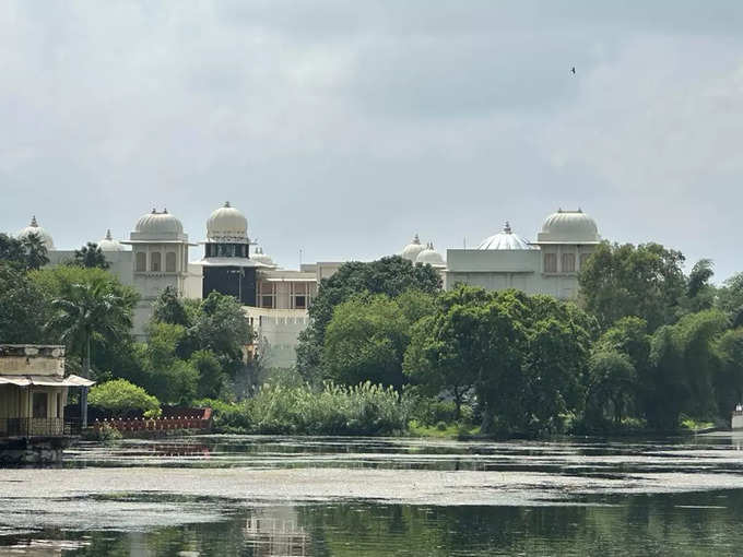 stunning view of the Parineeti Chopra and Raghav wedding venue