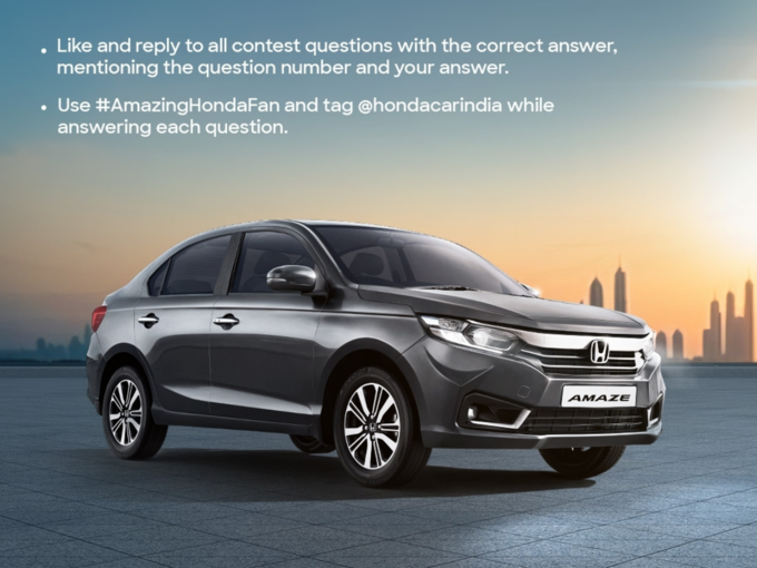 ​3. Honda Amaze