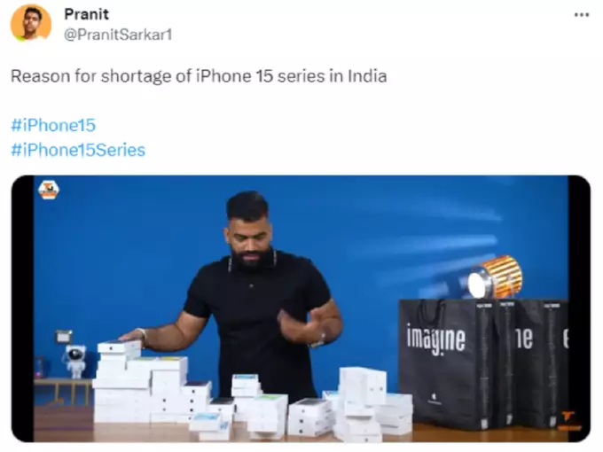 म्हणून भारतात आयफोनचा शॉर्टेज सुरू आहे.