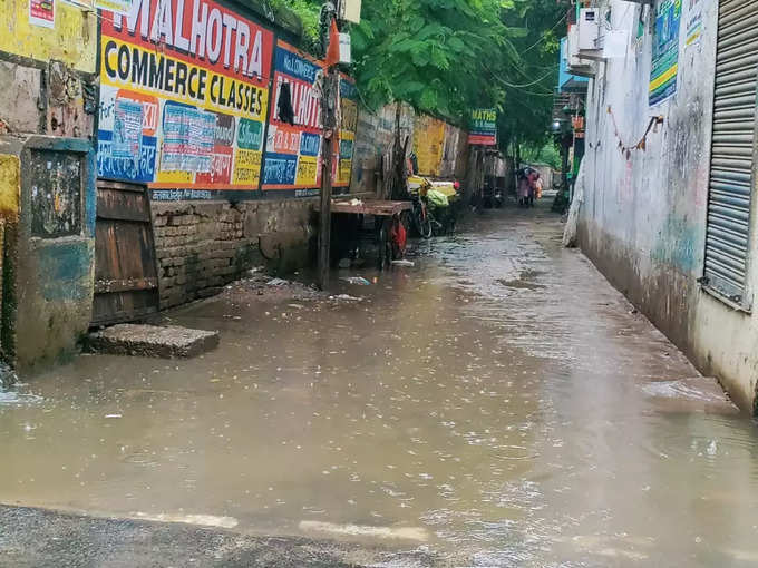 पटना में दो दिन से हो रही बारिश 