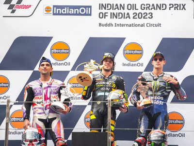 MotoGP: इटली स्टार राइडर मार्को बेजेची ने जीता इंडियन ग्रां प्री का खिताब, बुद्धा रेसिंग ट्रैक के हुए दीवाने 