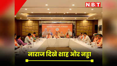 राजस्थान : बीजेपी कोर कमेटी की बैठक में नाराज दिखे जेपी नड्डा और अमित शाह, जयपुर दौरे पर आते ही दे डाली नसीहत