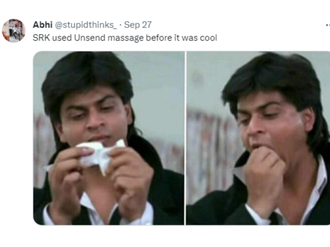 तब मैसेज को ऐसे अनसेंड करके दिखाया था SRK ने...