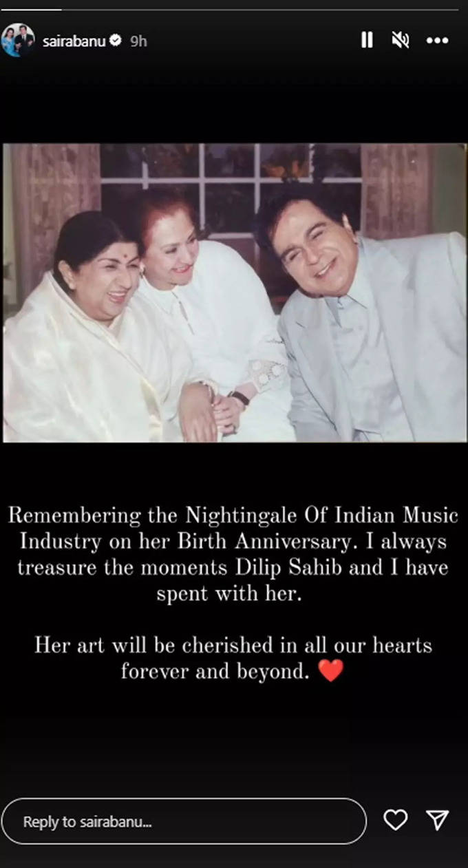 Saira Banu remembers Lata Mangeshkar