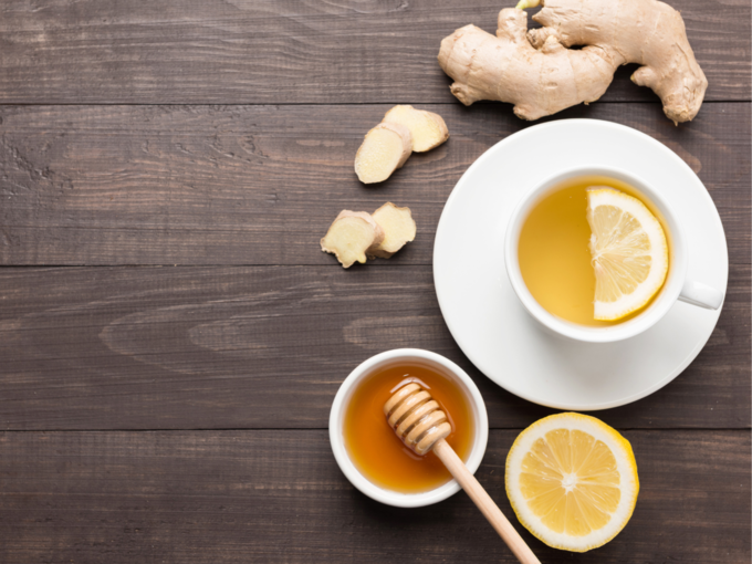 ginger honey lemon tea