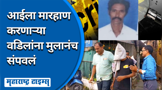 आईला मारहाण केल्याचा राग मनात ठेवला, मुलानं वडिलांचाच काटा काढला