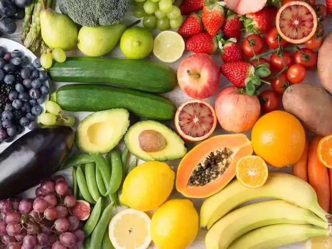 भरपूर फळे आणि भाज्या खा