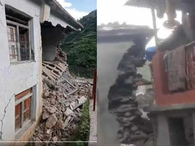 नेपाल से लेकर भारत तक भूकंप के जोरदार झटके, 6.2 रही तीव्रता, बाजहांग में घर तबाह, देखें