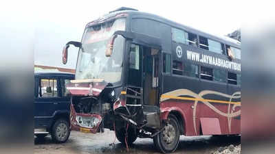 अयोध्या सड़क हादसे में 2 की मौत, गुरुग्राम से बिहार जा रही बस को ट्रक ने मारी टक्कर, 9 लोग घायल
