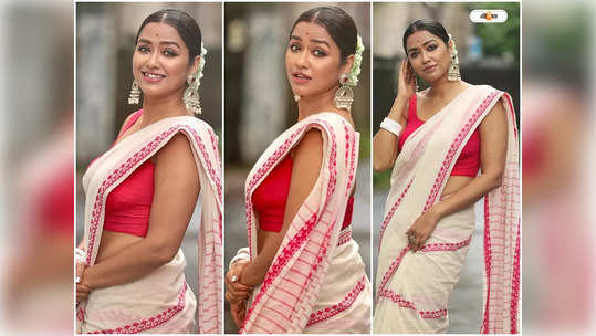 Sohini Sarkar Saree Look : বৃষ্টিভেজা দিনে শাড়িতে অপরূপা সোহিনী, হাসিতেই ছাড়খার ভক্ত হৃদয় 