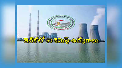 TSGENCO Chemist : తెలంగాణ జెన్‌కోలో 60 కెమిస్ట్‌ ఉద్యోగాలు.. రూ.1,31,220 వరకూ జీతం 