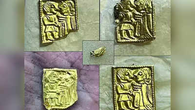 खजिन्याने भरलेले १४०० वर्ष जुने मंदिर, उत्खनतात सापडल्या ३५ सोन्याच्या फॉइल