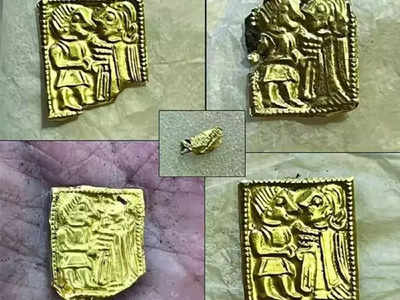 खजिन्याने भरलेले १४०० वर्ष जुने मंदिर, उत्खनतात सापडल्या ३५ सोन्याच्या फॉइल