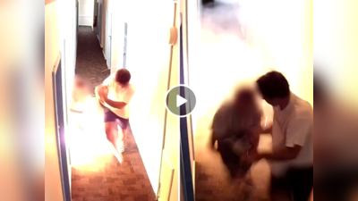 E-Bike में धमाके बाद टूरिस्ट हॉस्टल में लगी आग, मौत को चकमा देकर निकल आए दो लड़के, CCTV फुटेज वायरल