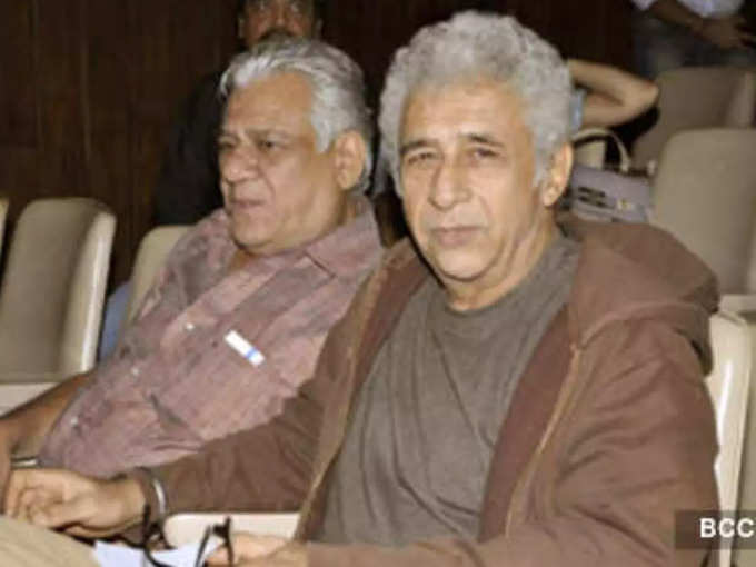 Om puri and Naseeruddin shah