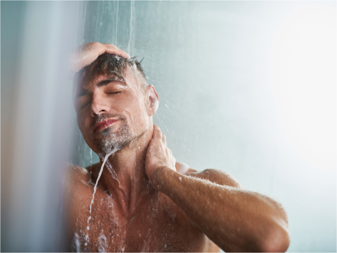 Stop bathing in hot water Stop bathing in hot water