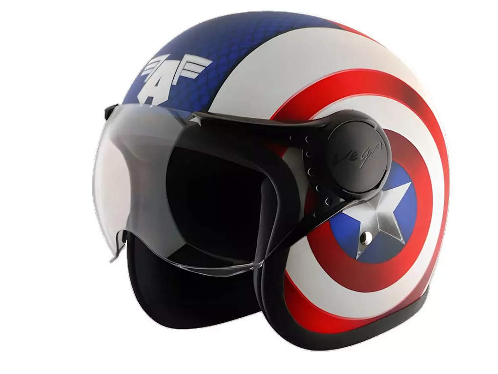 Decal helmets for trendy designs.
