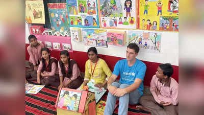 लखनऊ में सरकारी स्कूल के बच्चों से मिलने पहुंचे आस्ट्रेलियाई कप्तान पैट कमिन्स, छात्रों संग खेला क्रिकेट