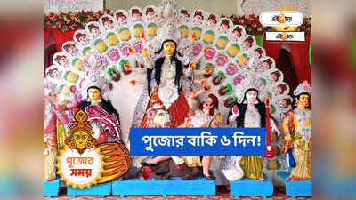 Durga Puja 2023 : পুজোর বাকি ৬! ভারত-পাক মহারণ ছেড়ে প্যান্ডেল হপিং শুরু মহালয়াতেই