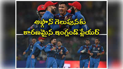 England vs Afghanistan highlights: అఫ్ఘానిస్తాన్ గెలుపులో కీలకపాత్ర పోషించిన ఇంగ్లండ్ ప్లేయర్ 